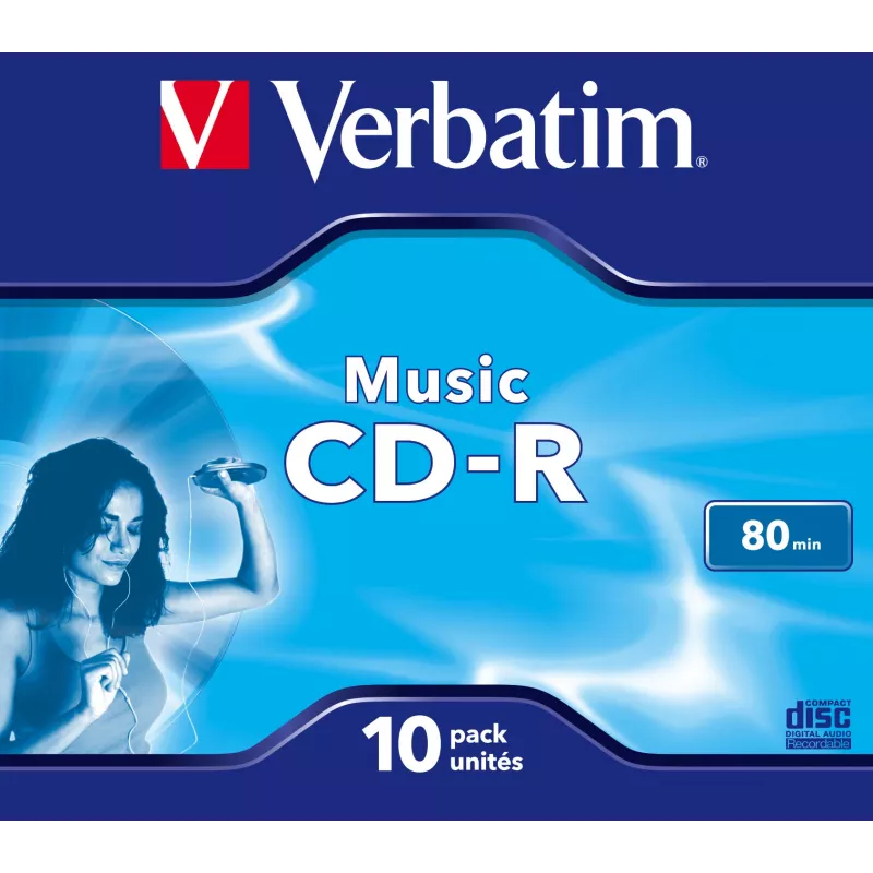Verbatim Music CD-R 700 MB 16x 10 Stück