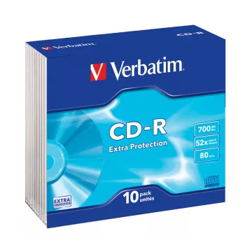 Verbatim CD-R Extra Protection 700 MB 52x 10 Stk.