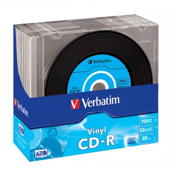 Verbatim CD-R AZO Data Vinyl 700 MB 52x 10 Stück