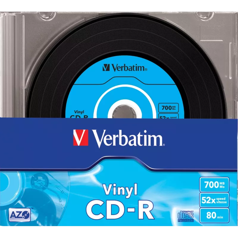 Verbatim CD-R AZO Data Vinyl 700 MB 52x 10 Stück