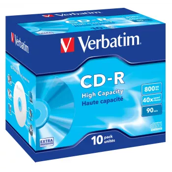 Verbatim CD-R High Capacity 800 MB 40x 10 Stück
