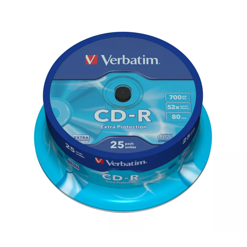 Verbatim CD-R Extra Protection 700 MB 52x 25 Stück