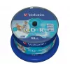 Verbatim CD-R AZO Wide Inkjet Printable no ID 700 MB 52x 50 Stk.