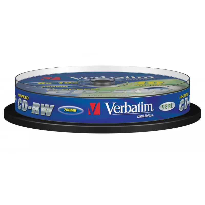 Verbatim CD-RW 12x 700 MB 10 Stück