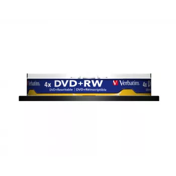 Verbatim DVD+RW Matt Silver 4,7 GB 10 Stück