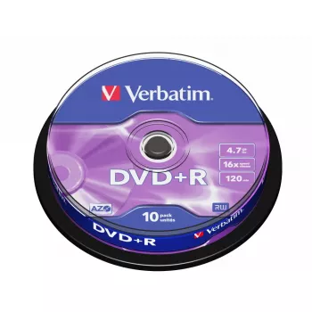 Verbatim DVD+R Matt Silber 4,7 GB 10 Stück