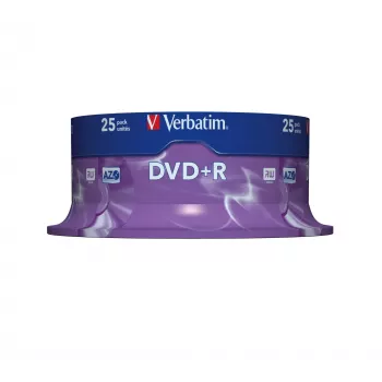 Verbatim VB-DPR47S2A, DVD+R, 120 mm, Spindel, 25 Stück, 4,7 GB