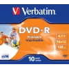Verbatim 43521 unbedruckter DVD 4,7 GB DVD-R 10 Stück