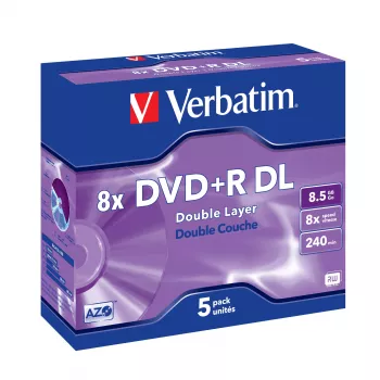 DVD+R DL Verbatim VB-DPD55JC 8,5 GB 5 Stk.