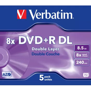 DVD+R DL Verbatim VB-DPD55JC 8,5 GB 5 Stk.
