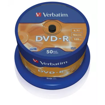 Verbatim DVD-R Matt Silver 4,7 GB 50 Stk.