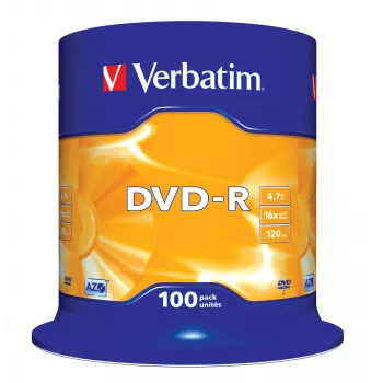 Verbatim DVD-R Matt Silver 4,7 GB 100 Stück