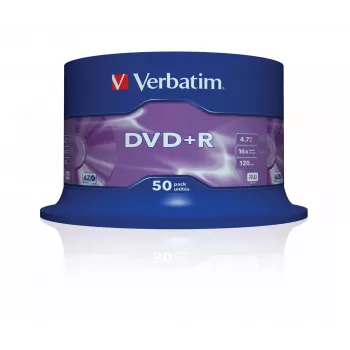 Verbatim VB-DPR47S3A, DVD+R, 120 mm, Spindel, 50 St., 4,7 GB