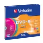 Verbatim DVD-R Colour 4,7 GB 5 Stück