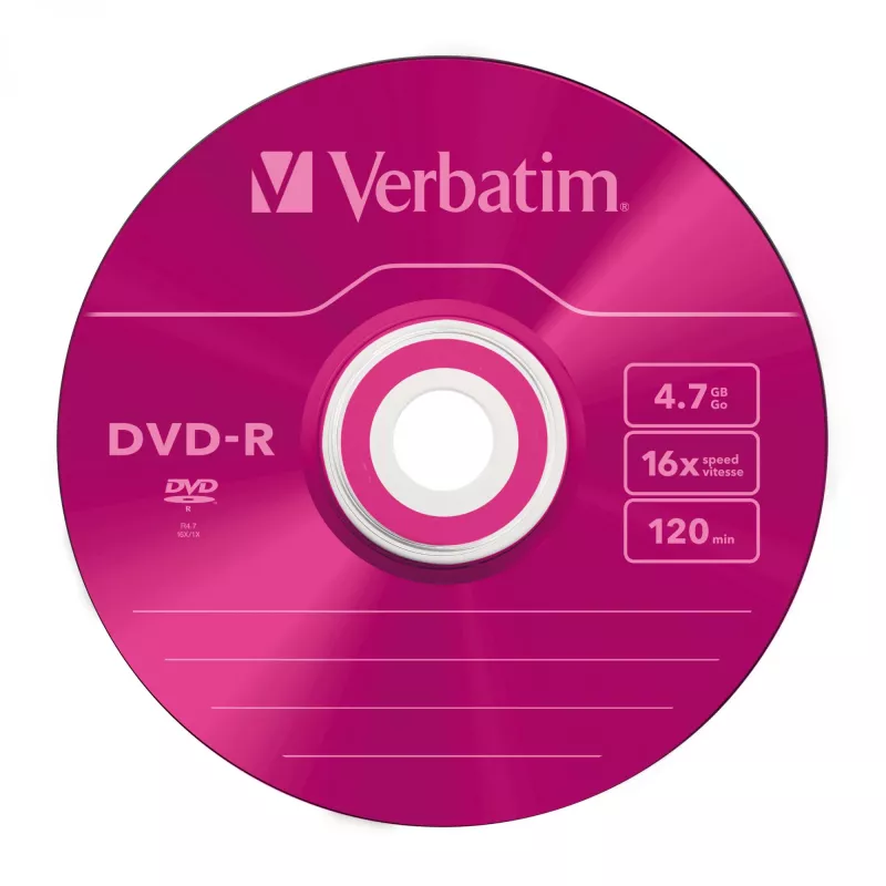 Verbatim DVD-R Colour 4,7 GB 5 Stück