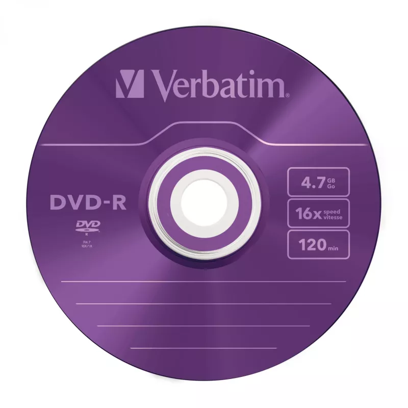 Verbatim DVD-R Colour 4,7 GB 5 Stück