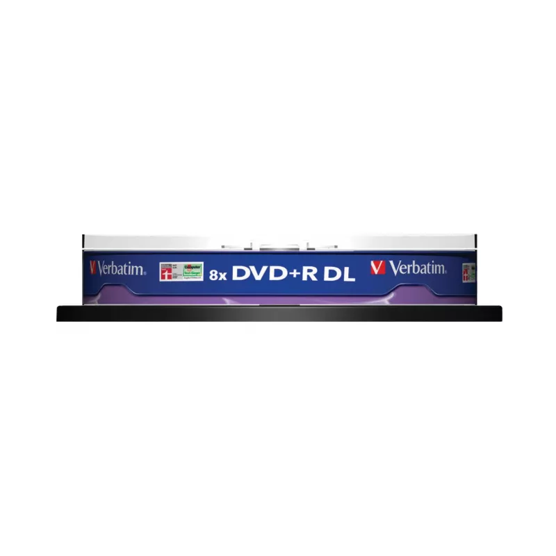 Verbatim VB-DPD55S1, DVD+R DL, 120 mm, Spindel, 10 Stk., 8,5 GB