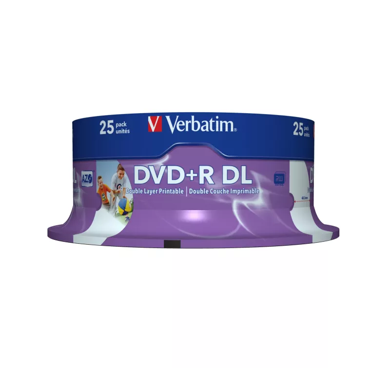 Verbatim 43667 Leer-DVD 8,5 GB DVD+R DL 25 Stk.