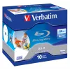 Verbatim BD-R SL 25GB 6x Printable 10er-Packung Jewel Case 10 Stück