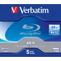 Verbatim 43715 unbespielte Blu-Ray-Disc BD-R 25 GB 5 St.