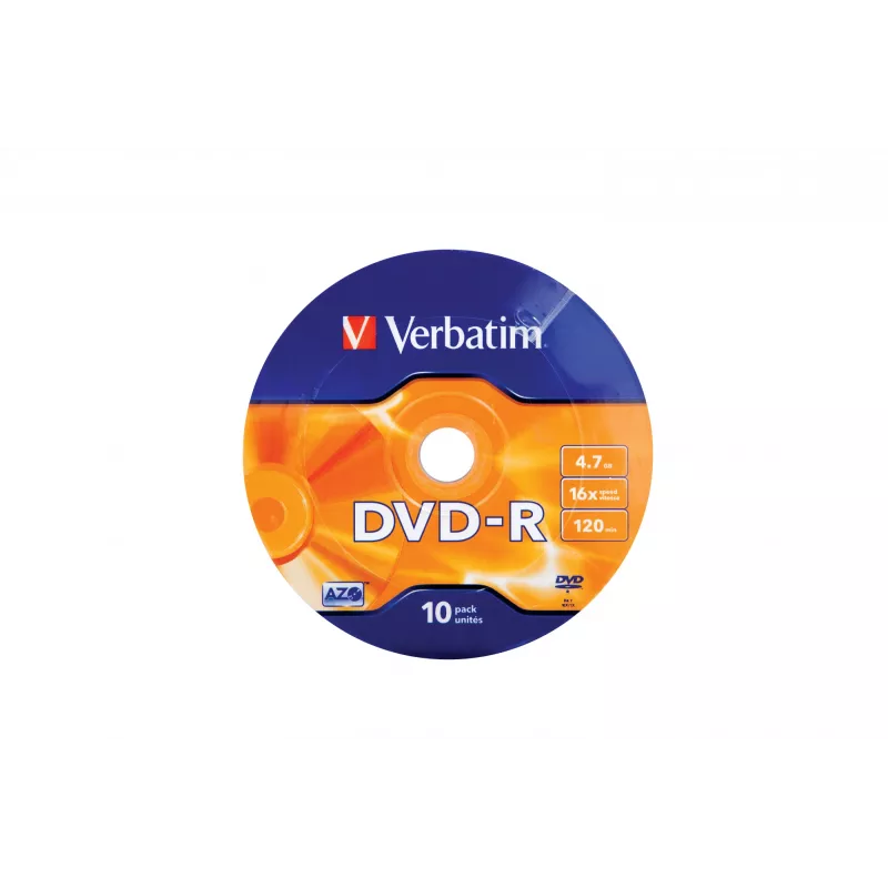 Verbatim DVD-R Matt Silver 16x 4,7 GB 10 St.