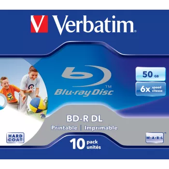 Verbatim 43736 BD-R Rohlinge 50 GB 10 Stück