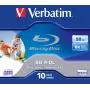 Verbatim 43736 BD-R Rohlinge 50 GB 10 Stück