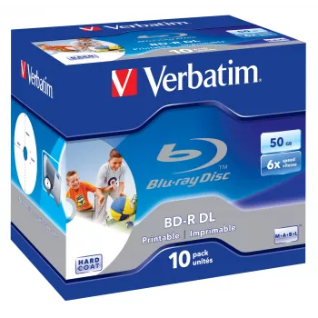 Verbatim 43736 BD-R Rohlinge 50 GB 10 Stück