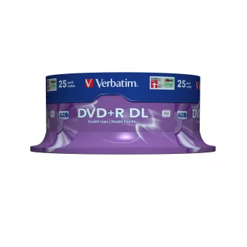 Verbatim DVD+R Double Layer 8x Matt Silber 25er Spindel