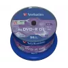 Verbatim DVD+R Double Layer 8x Matt Silver 50er Spindel
