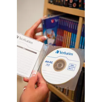 Verbatim BD-R XL 100GB* 4x Wide Inkjet Printable 5 Stück Jewel Case