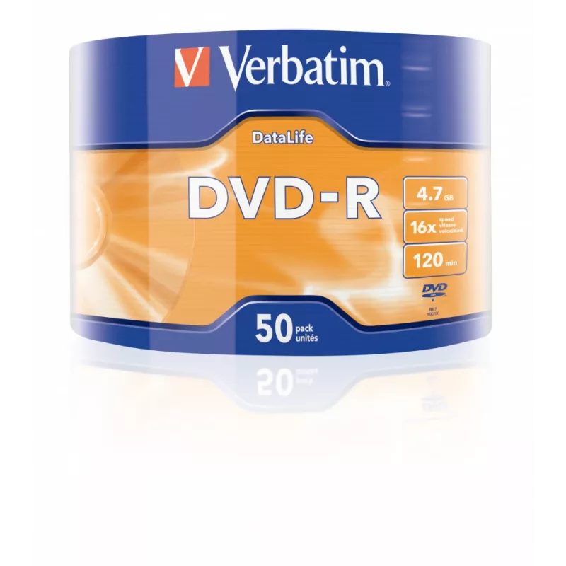 Verbatim 43791 DVD-Rohlinge 4,7 GB DVD-R 50 Stück
