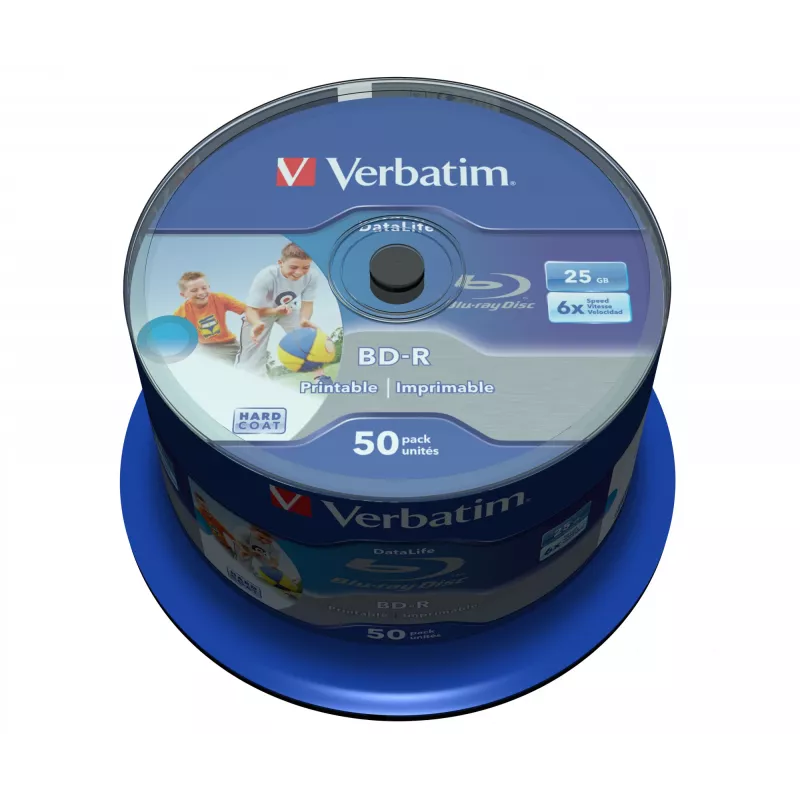 Verbatim 43812 unbespielte Blu-Ray-Disc BD-R 25 GB 50 Stück