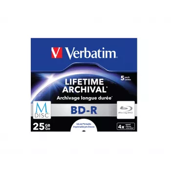 Verbatim M-Disc 4x BD-R 25 GB 5 Stück