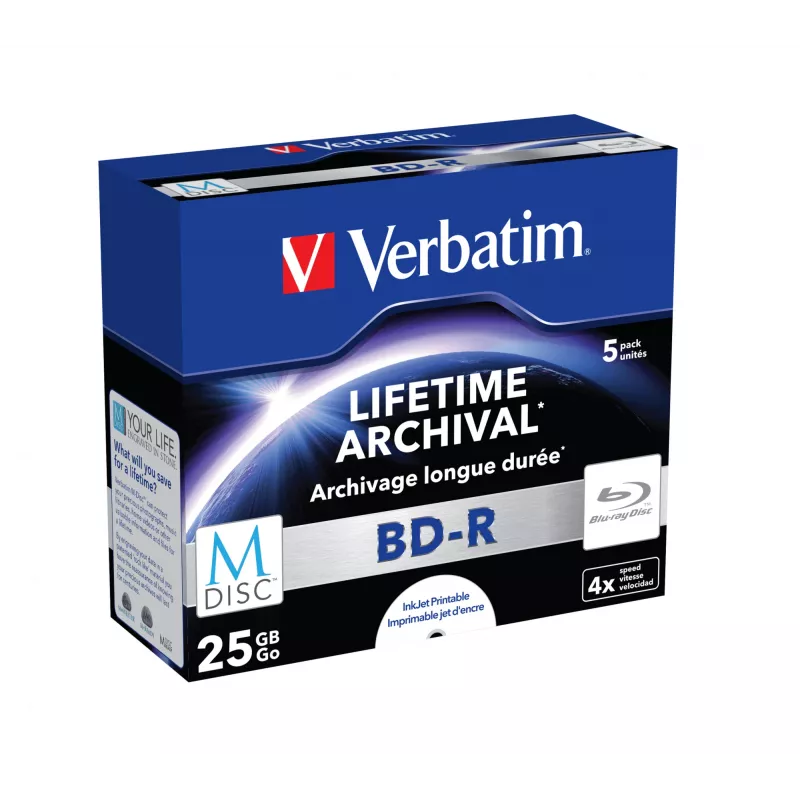 Verbatim M-Disc 4x BD-R 25 GB 5 Stück