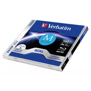 Verbatim MDISC Lifetime archival BDXL 100GB - Einzelscheibe, 100 GB, BDXL, Jewelcase, 1 Stück