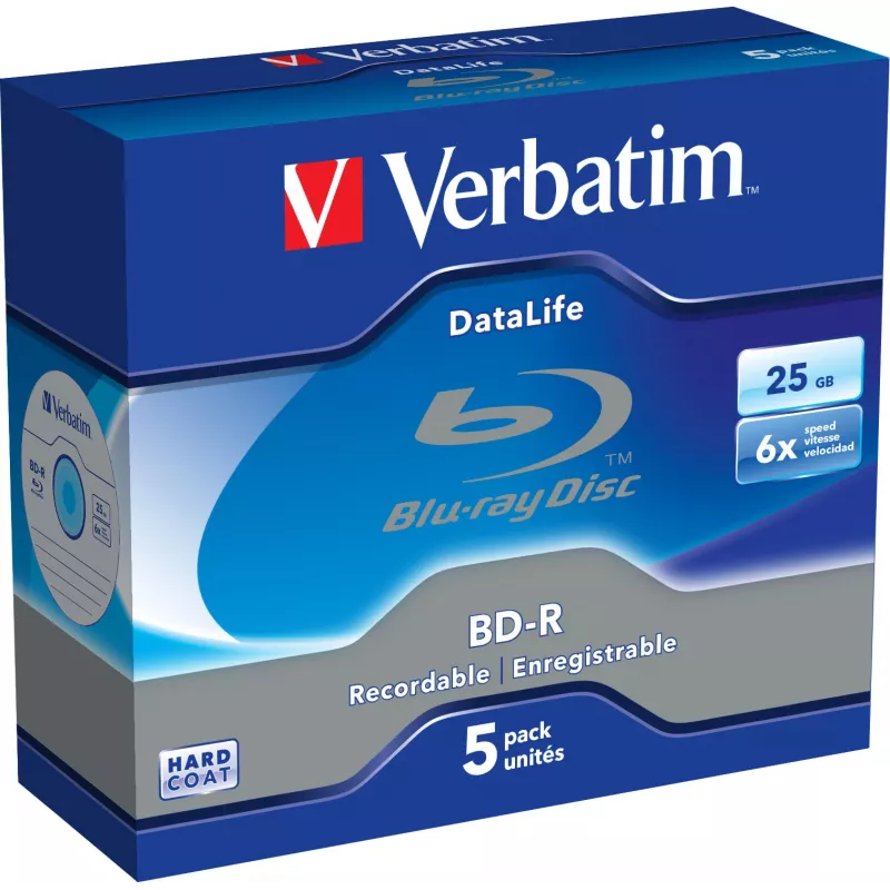 Verbatim DataLife 6x BD-R 25 GB 5 Stück