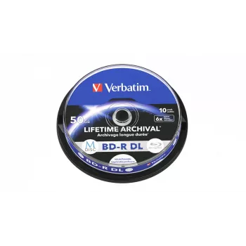 BD-R DL Verbatim MDISC 50 GB 10 Stück 6x