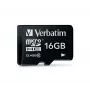 MicroSDHC Verbatim Premium 16 GB Klasse 10 Schwarz 44010