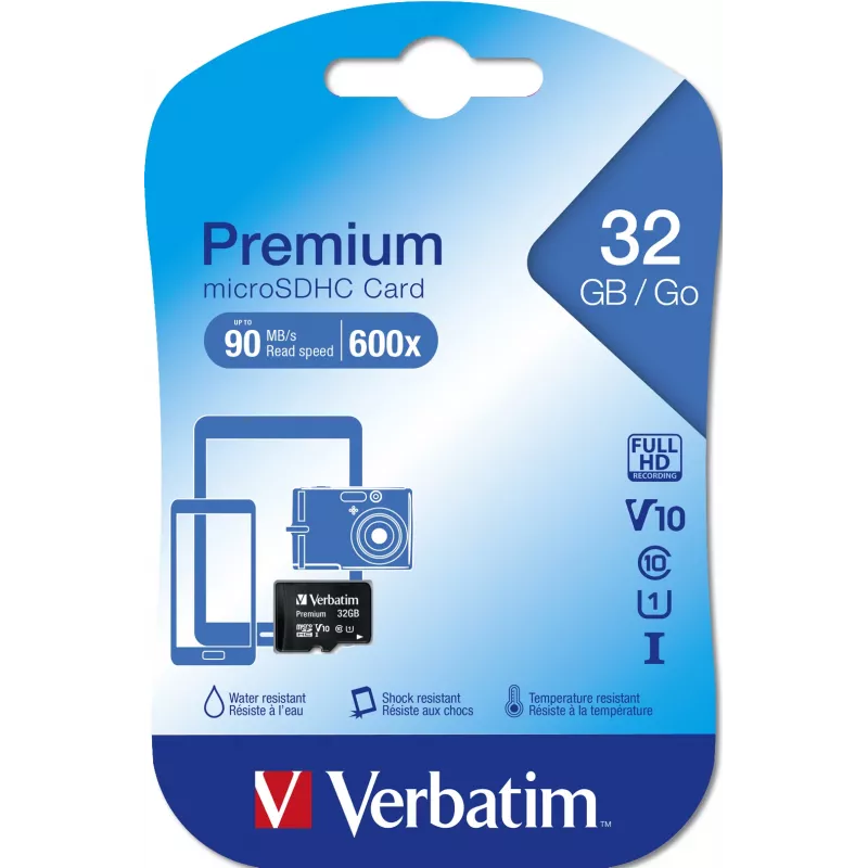 Verbatim Premium 32 GB MicroSDHC Class 10