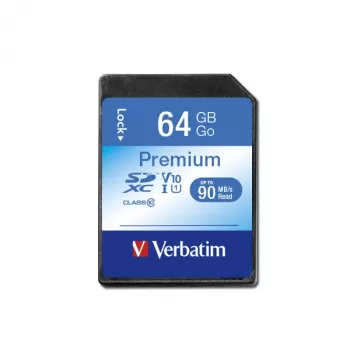 Flash-Speicher Verbatim 64GB SDXC VB-SDXC10