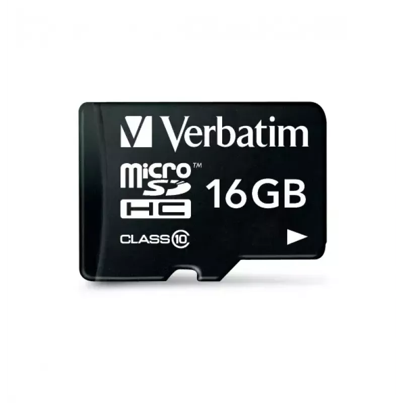 MicroSDHC Verbatim Premium 16 GB Class 10 Schwarz