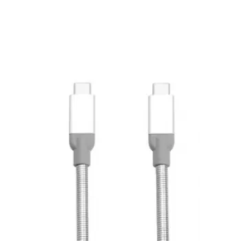 Verbatim USB-C auf USB-C Sync & Charge Kabel Edelstahl USB 3.1 GEN 2 30cm