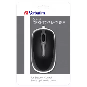 Verbatim 49019 Maus Büro Beidhändig USB Typ-A Optisch 1000 DPI