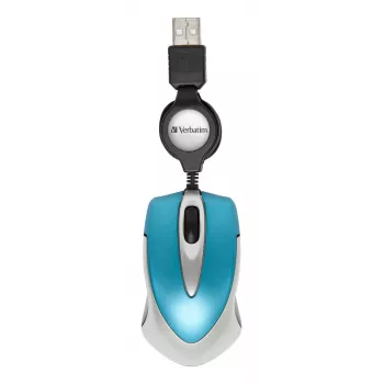 Verbatim Go Mini Maus Büro beidhändig USB Typ-A Optisch 1000 DPI