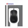 Verbatim 49024 Maus für Rechtshänder USB Typ-A Optisch 1000 DPI
