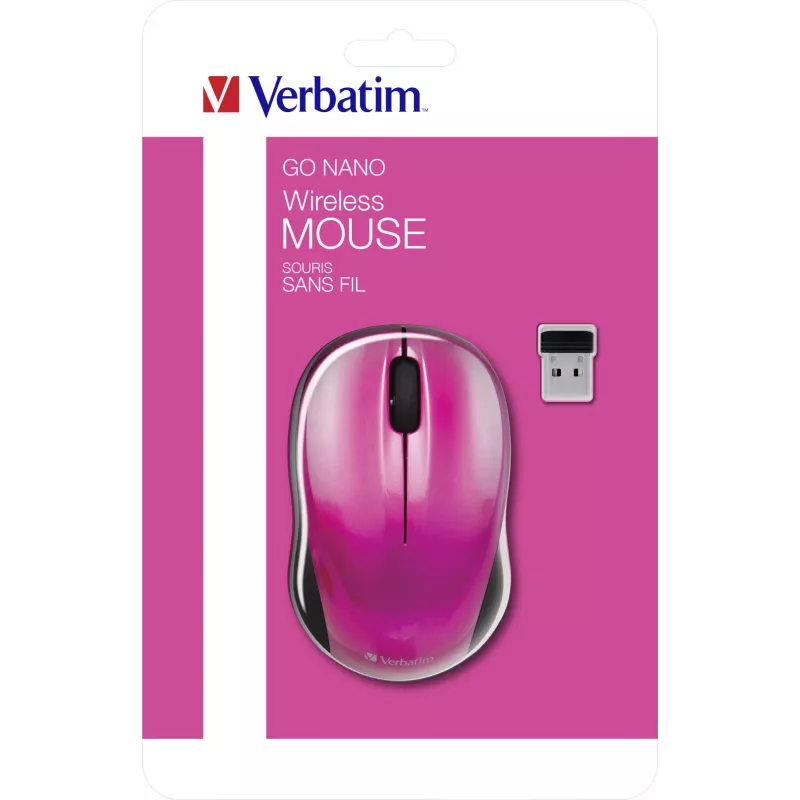 Verbatim Go Nano Maus Büro RF Wireless 1600 DPI