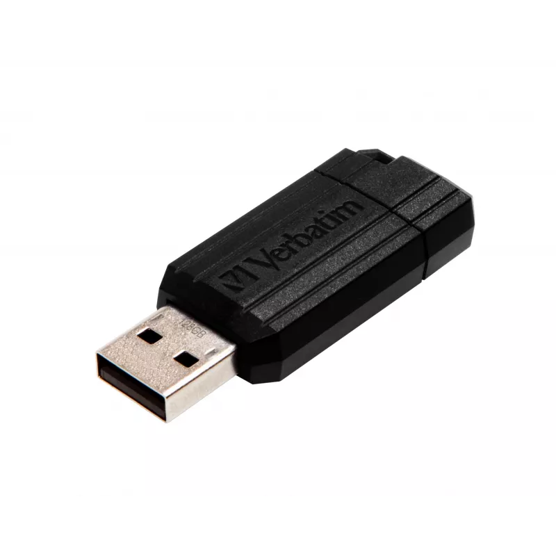 Verbatim PinStripe - USB-Speicherstick 128 GB - Schwarz