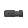 Verbatim PinStripe - USB-Speicherstick 128 GB - Schwarz