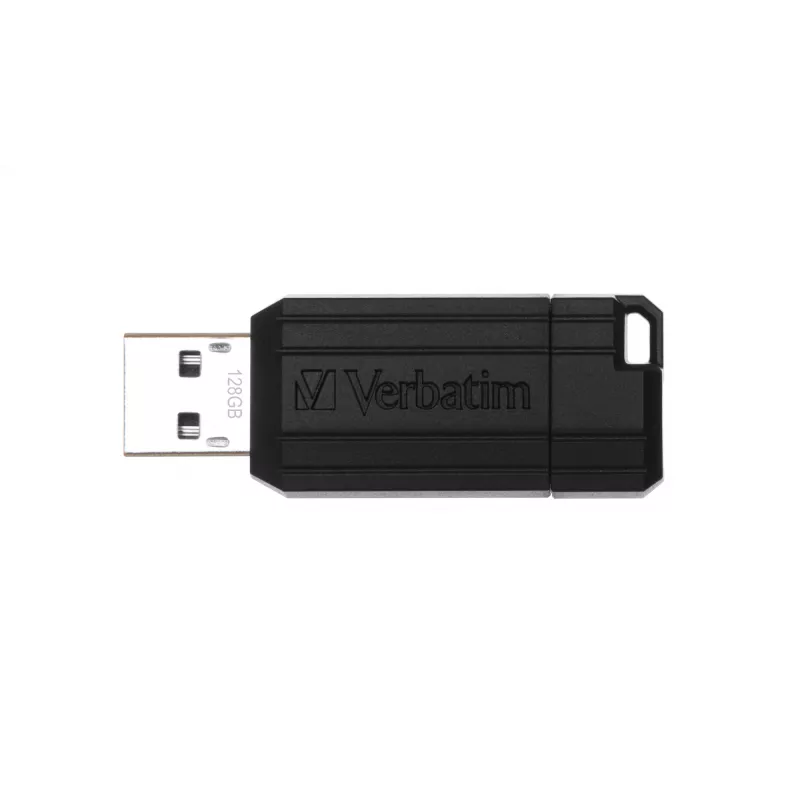 Verbatim PinStripe - USB-Speicherstick 128 GB - Schwarz